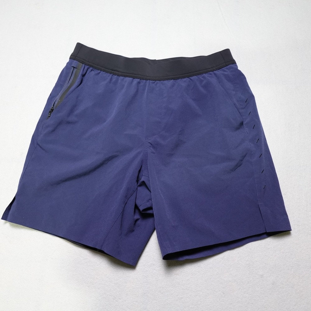 Ten Thousand The Interval Short Men Medium Blue Gym Performance 7" Stretch